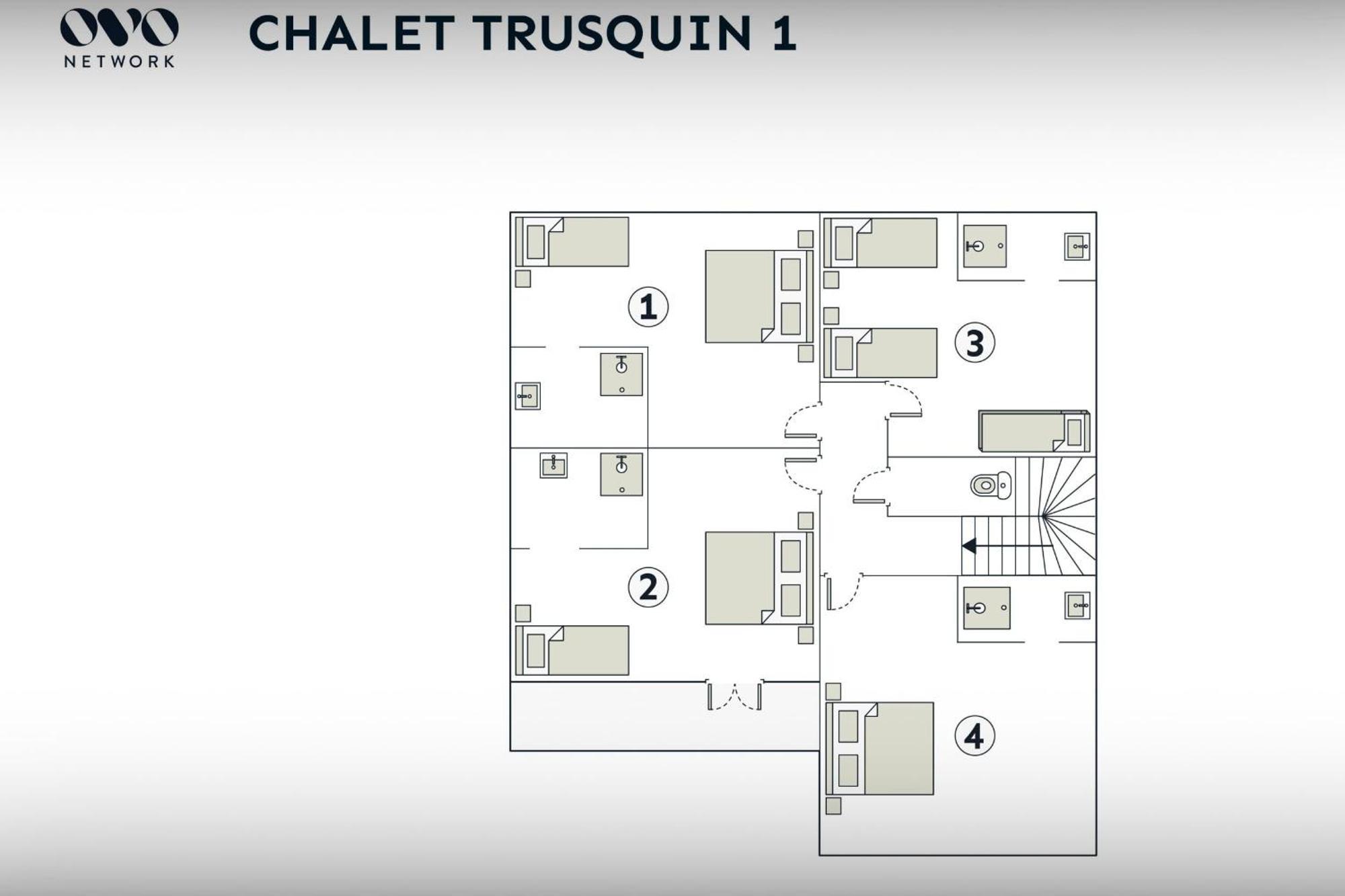 르그랑보르낭 Chalet Trusquin - Ovo Network 빌라 외부 사진