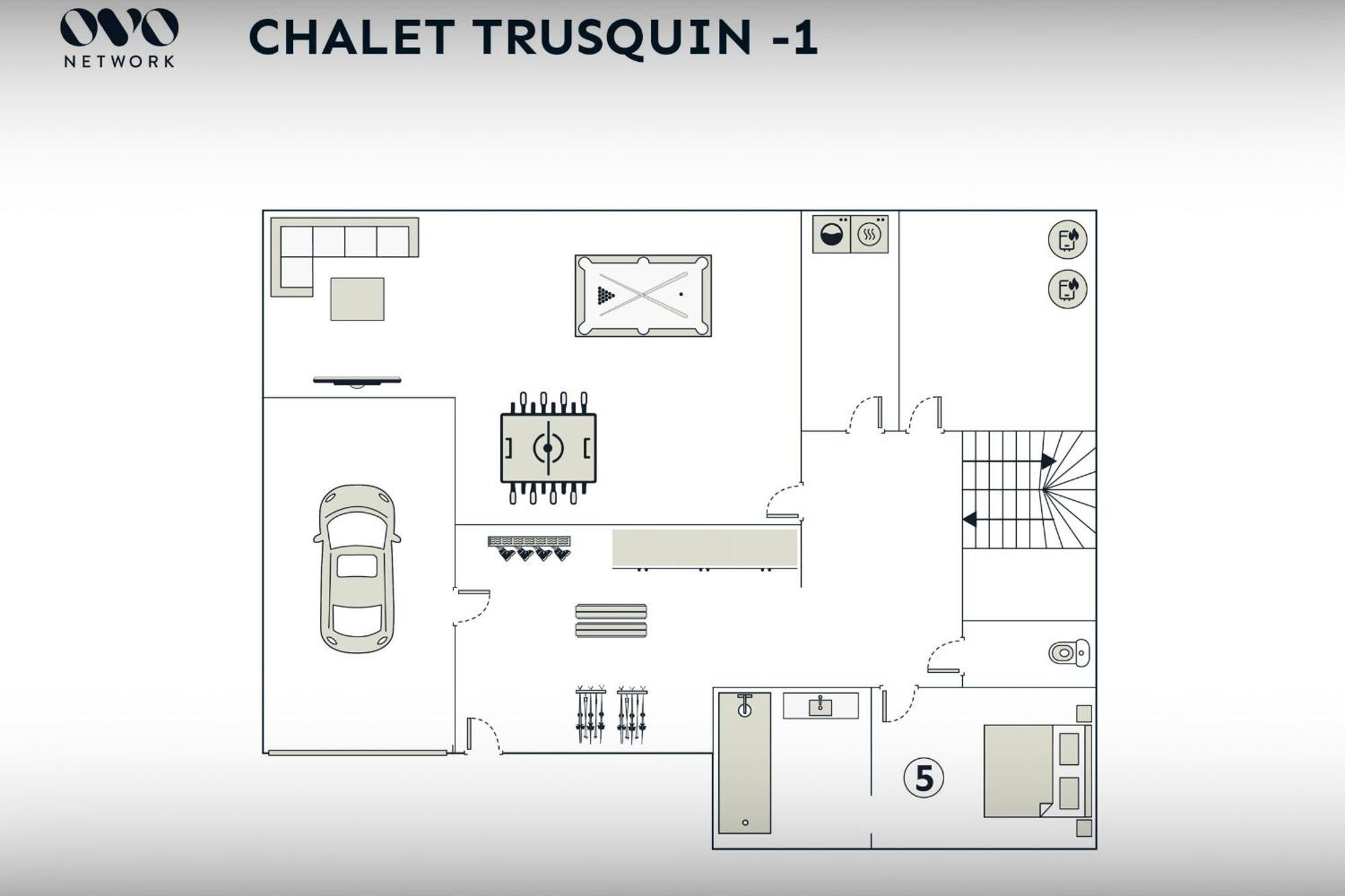 르그랑보르낭 Chalet Trusquin - Ovo Network 빌라 외부 사진